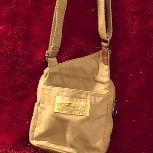 Fossil Tan Crossbody Bag